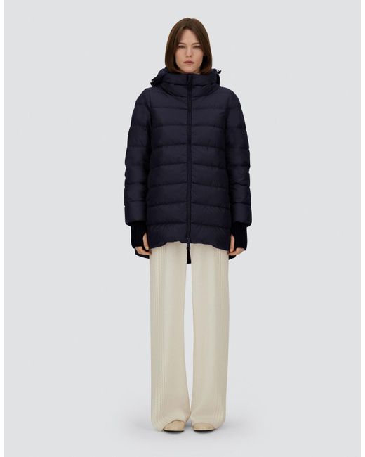 Herno Blue A-Shape Jacket