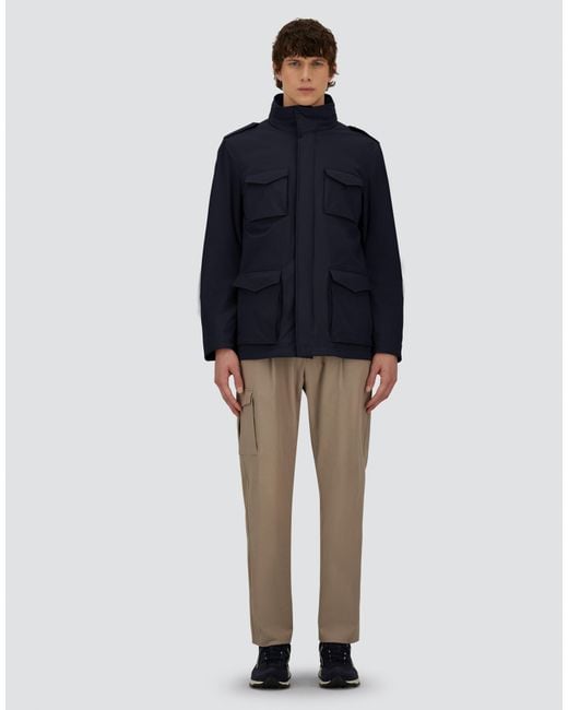 Herno Blue Resort Field Jacket for men