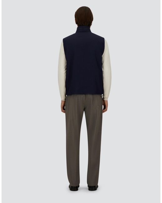 Herno Blue Vest for men