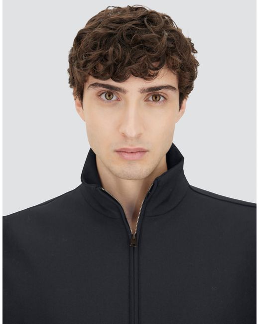 Herno Blue Bomber Jacket for men