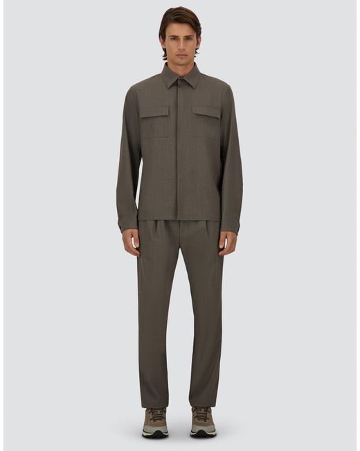 Herno Gray Trousers for men