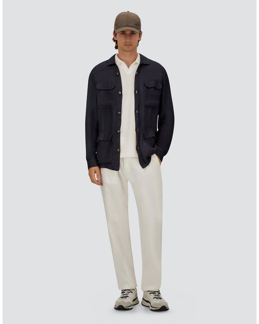Herno Blue Field Jacket for men