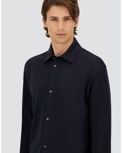 Herno Blue Shirt for men