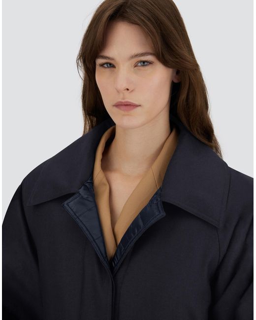 Herno Blue Reversible Trench
