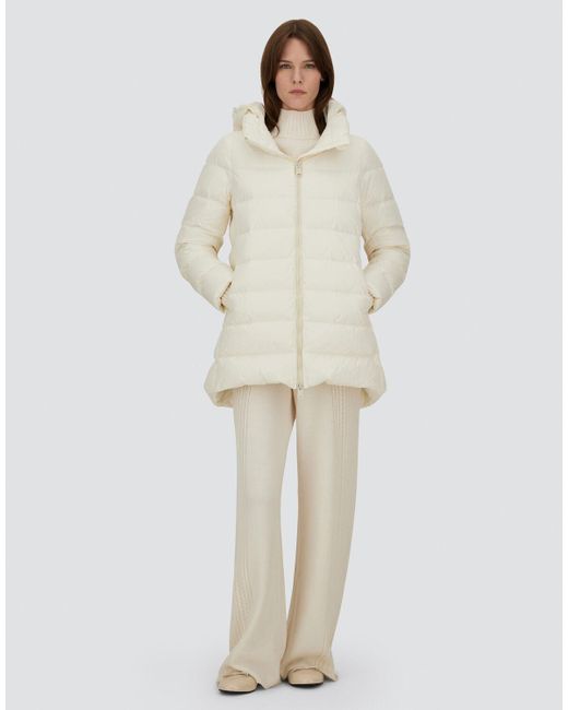 Herno White A-Shape Jacket