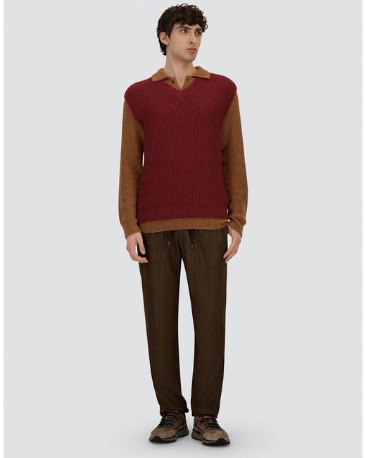 Herno Red Vest for men