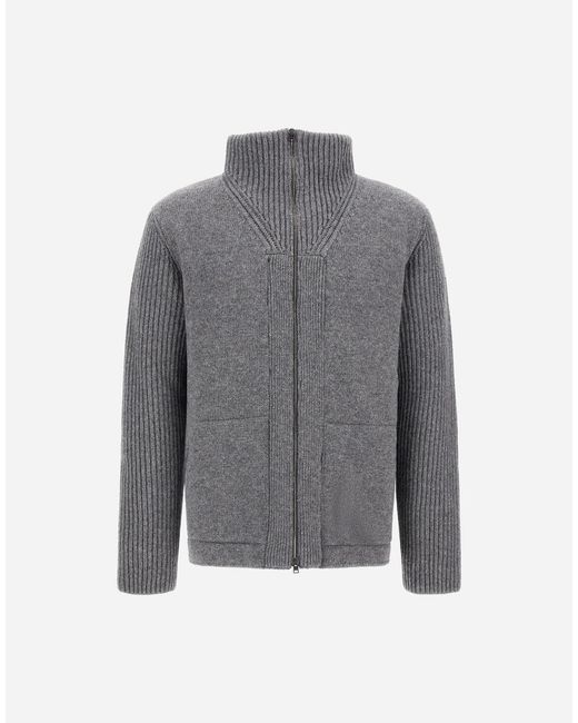 Herno Gray Cardigan for men