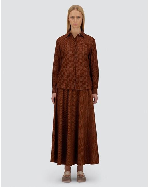 Herno Brown Resort Shirt