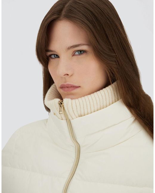 Herno White Capa De Nylon Chamonix