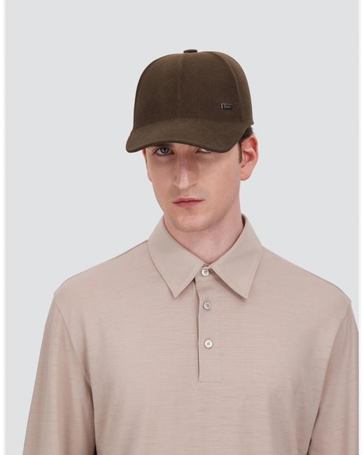 Herno Multicolor Casual Wool Baseball Cap for men