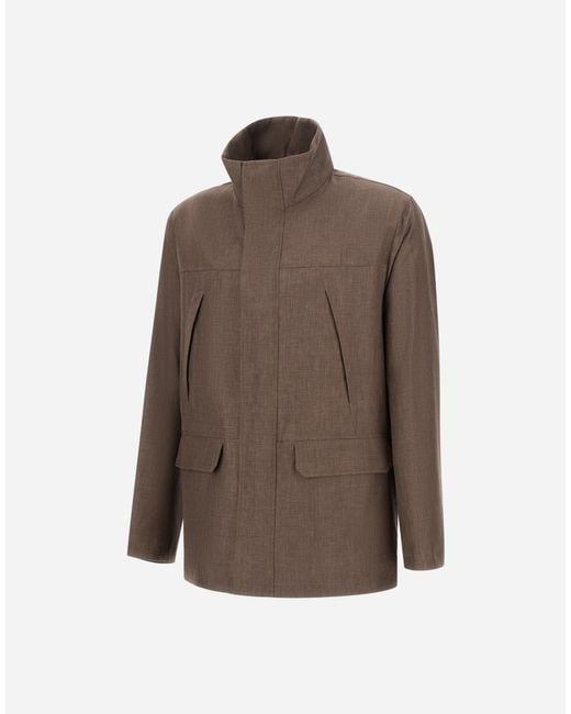 Herno Brown Parka for men