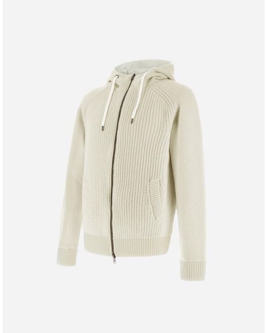Herno White Resort Cardigan for men