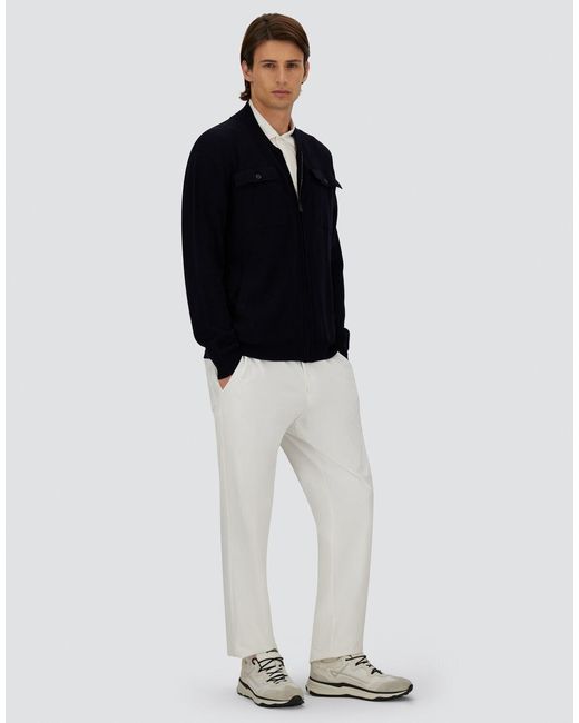 Herno White Trousers for men