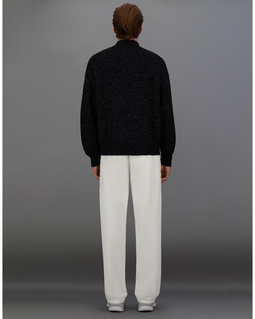 Herno Black Laminar Sweater