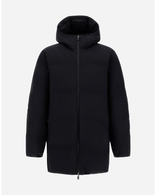 Herno Blue Long Jacket for men