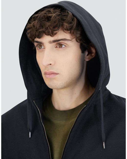 Herno Blue Chaqueta De Pure Wool Cloth for men