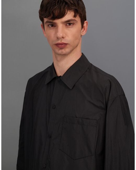 Herno Black Laminar Shirt