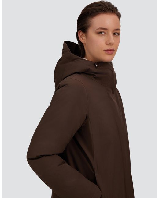 Herno Brown A-Shape Jacket