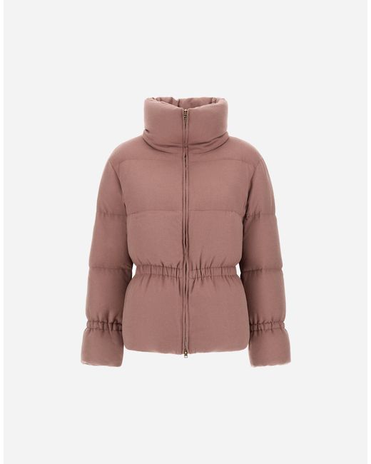 Herno Pink Cashmere And Silk Jacket