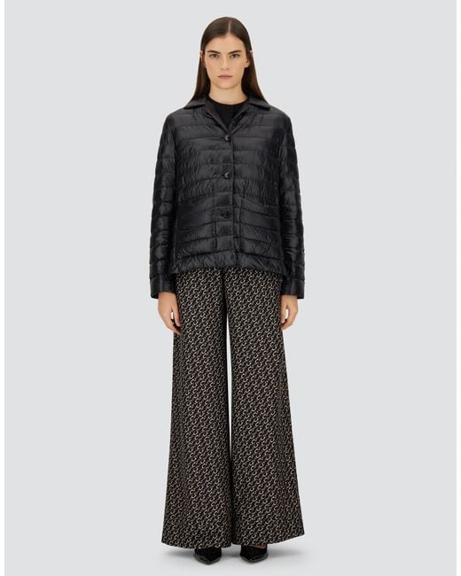 Herno Black Nylon Ultralight Blazer