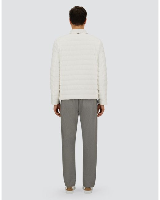 Herno White Resort Shacket for men