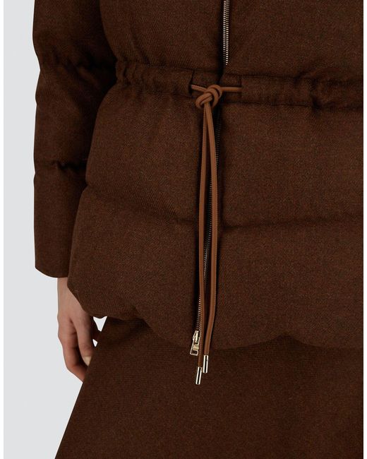 Herno Brown Short Parka
