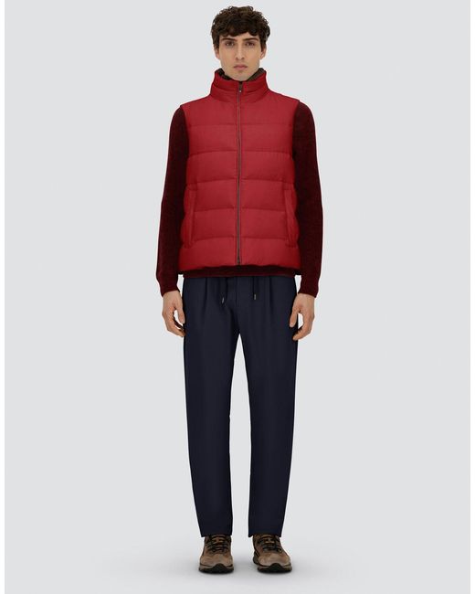 Herno Red Vest for men