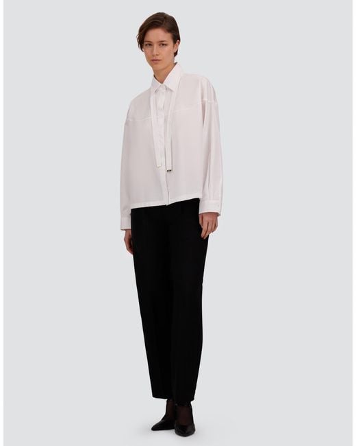 Herno White Cotton Poplin Shirt