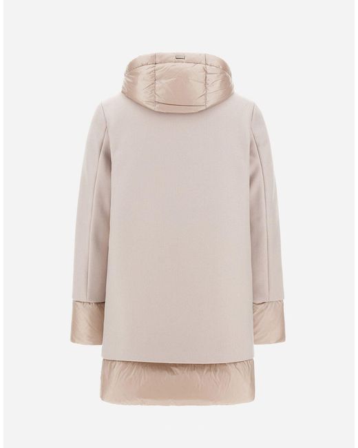 Herno White A-Shape Jacket