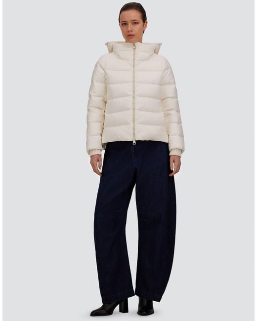Herno White High-Neck Jacket