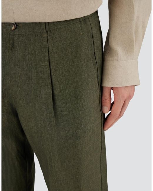 Herno Green Resort Trousers for men