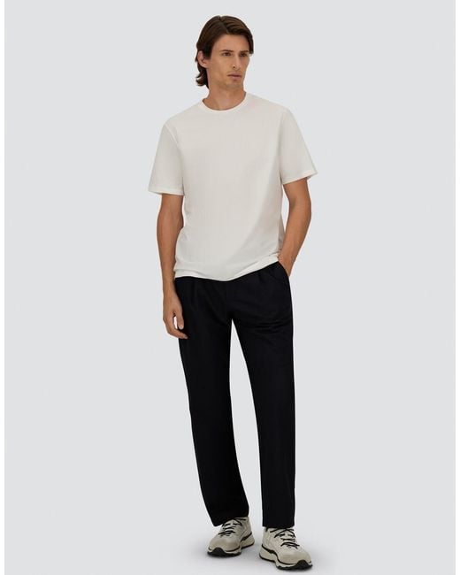 Herno White Camiseta De Superfine Cotton Stretch for men