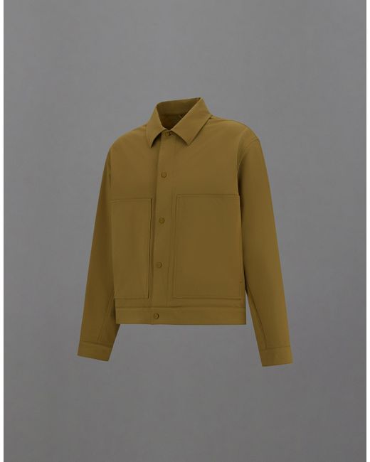 Herno Green Laminar Shacket