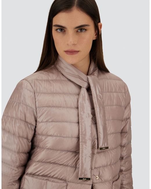 Herno Pink Blazer With Scarf