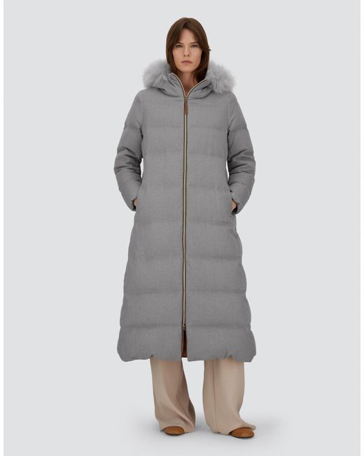 Herno Gray Long Jacket