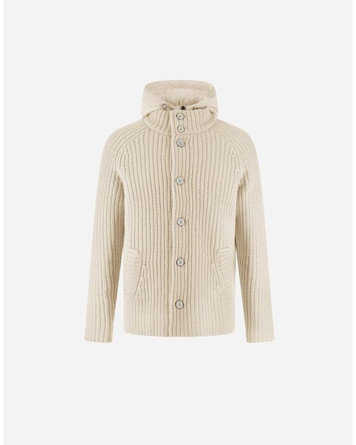 Herno White Cardigan for men