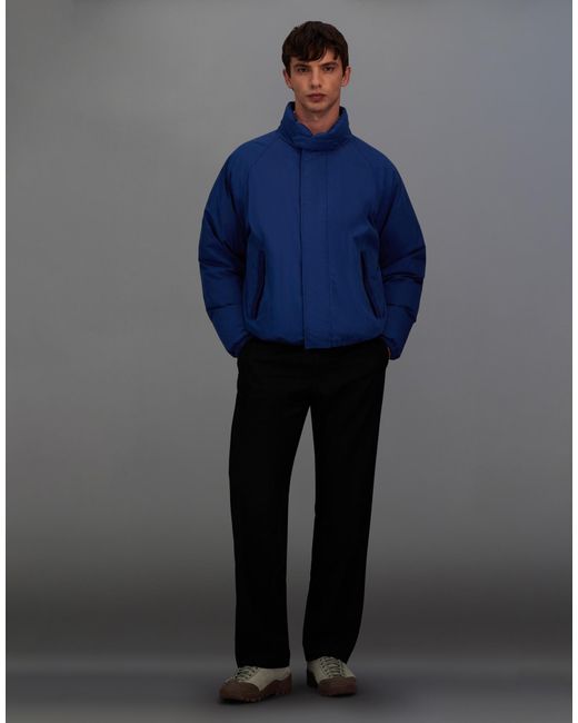 Herno Blue Laminar Bomber Jacket
