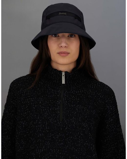 Herno Black Laminar Hat
