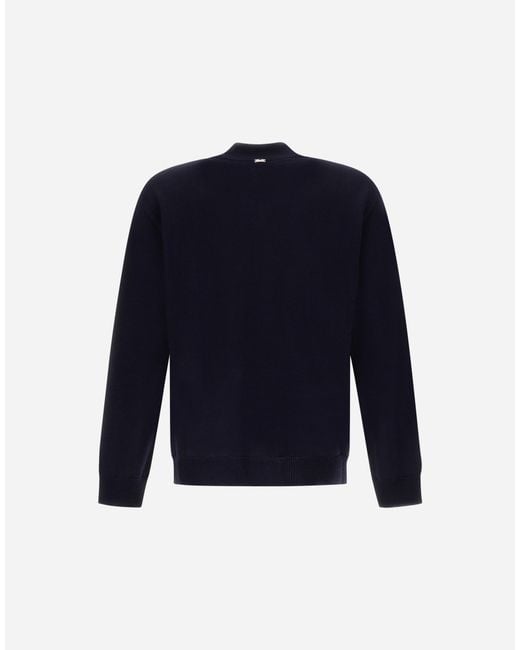 Herno Blue Cardigan for men