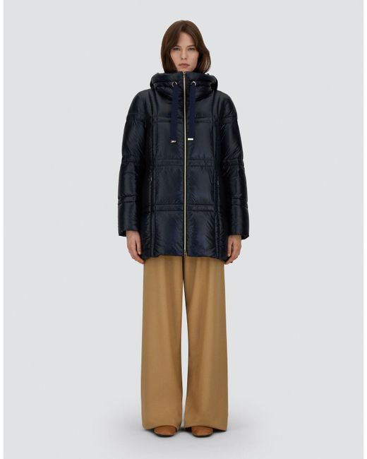 Herno Blue A-Shape Jacket