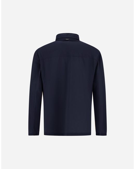 Herno Blue Ultralight Crease Field Jacket for men