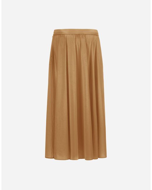 GONNA IN LIGHT NYLON STRETCH di Herno in Natural