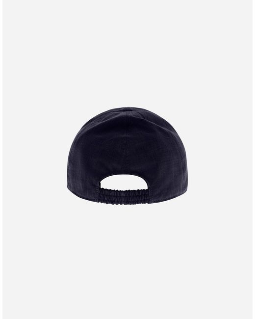 Herno Blue Baseball Cap for men