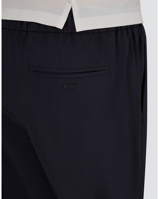 Herno Blue Nylon Maestro Trousers for men
