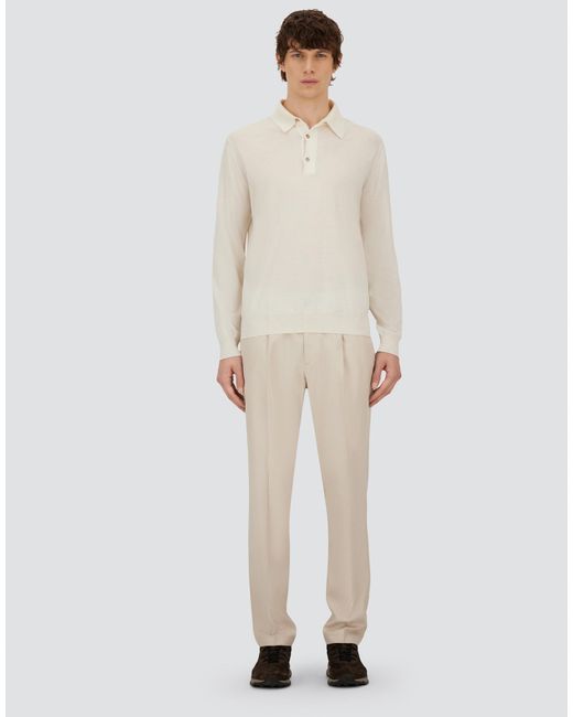 Herno White Resort Polo Shirt for men