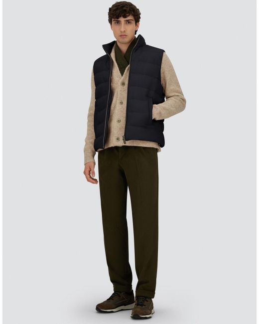 Herno Blue Vest for men