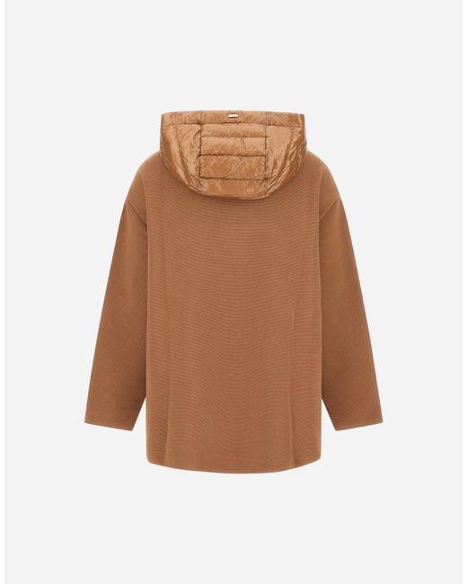 Herno Brown Hooded Jacket