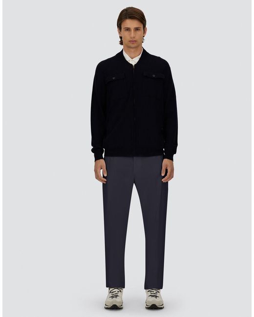 Herno Blue Trousers for men