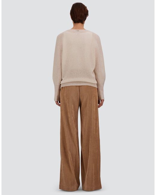 Herno White Alpaca And Wool Stocking-Stitch Jumper