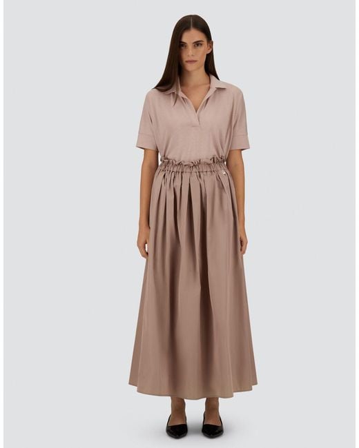 Herno Pink New Techno Taffeta Skirt